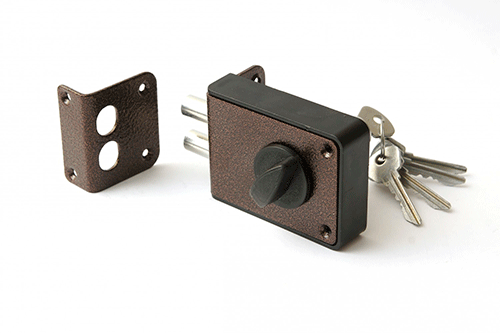 ЗН1-3-1 Замок накладной Зенит (медь)