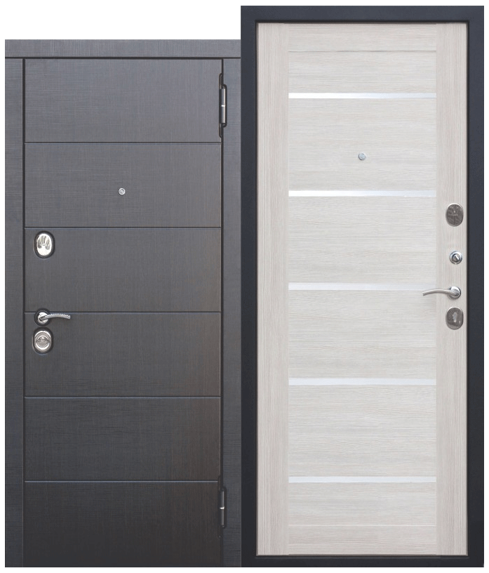 10,5 см Чикаго Входная дверь Лиственница беж