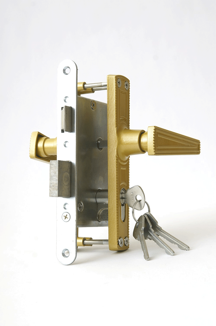 ЗВ4-3.01 Замок врезной Зенит (золото)