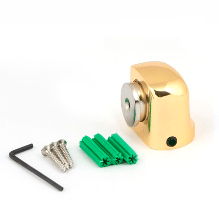  Упор дверной магнитный Apecs (золото) DS-2751-M-G