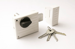 ЗН1-2.1 Замок накладной Зенит (белый)