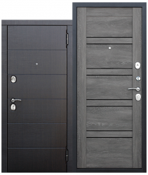 10,5 см Чикаго Входная дверь Дуб шале графит с МДФ панелями