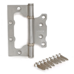 100*75*2,5-B2-STEEL-NIS Петля накладная Apecs (Сатин)