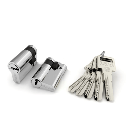 R600/40 (25+10+5) CP Цилиндровый механизм Fuaro (хром) 5 кл. 